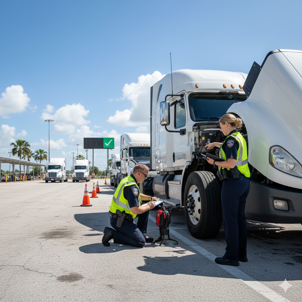 5 Common Reasons Trucks Fail D.O.T. Inspections In Florida OIL CAN MAN